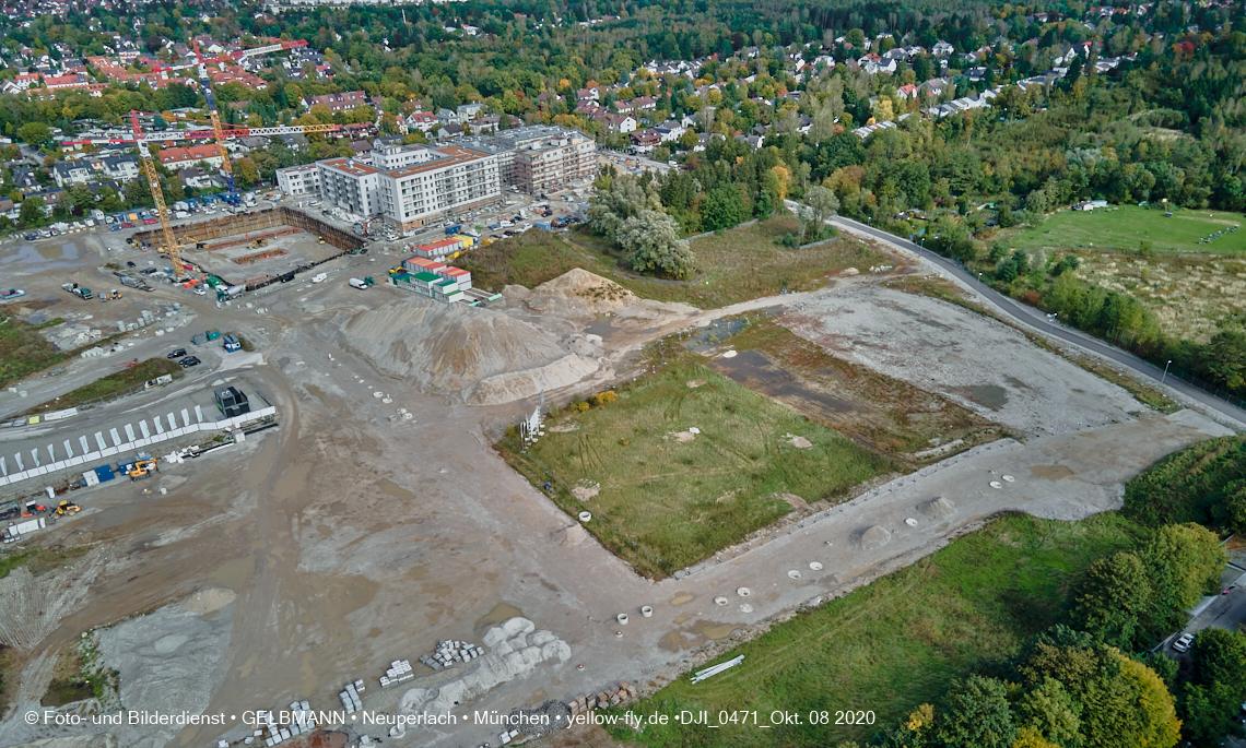 09.10.2020 - Baustelle Alexisqaurtier und Pandion Verde in Neuperlach